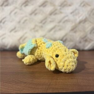 Baby crochet plush dragon